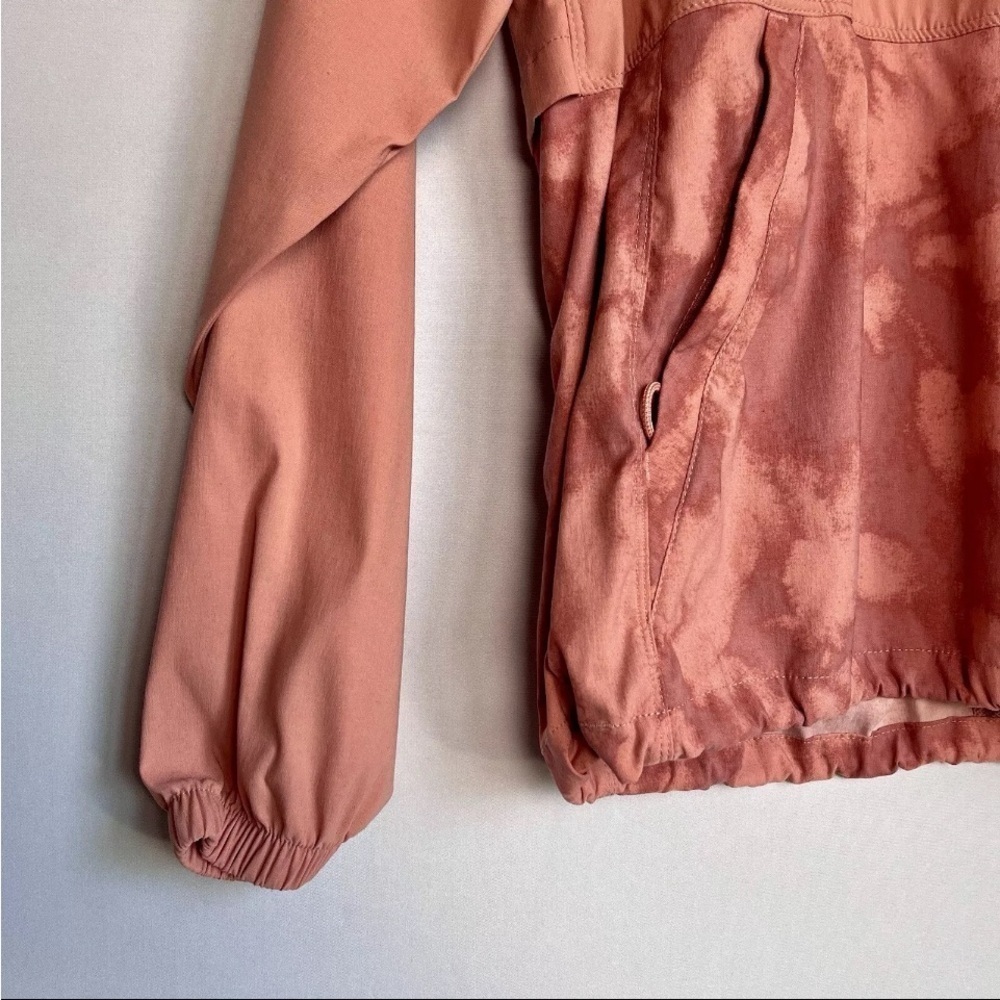 The North Face Women Sz S Printed Class V Pullover Coral Lightweight Jacket EUC - Picture 10 of 14